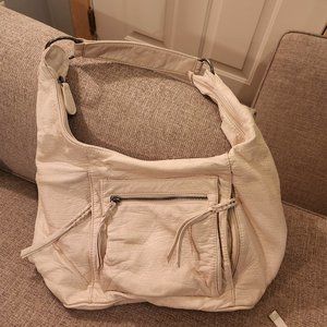 Cream Tote Handbag Purse Shoulder